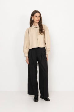 Thale Short A-Shape Jacket - Light Beige