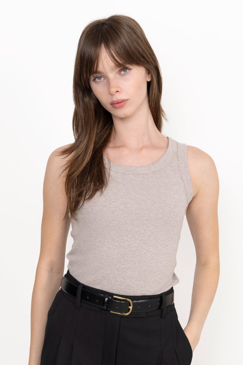 Dagnaiw Melange Tank - Chateau Gray Melange