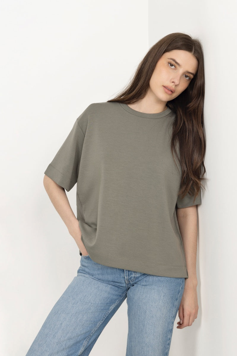 Pannieiw Oversize Tshirt - Mulled Basil