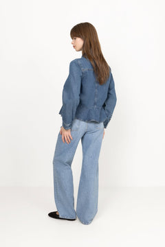 Sophinaiw Shirt - Washed Medium Blue Denim
