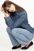 Sophinaiw Shirt - Washed Medium Blue Denim