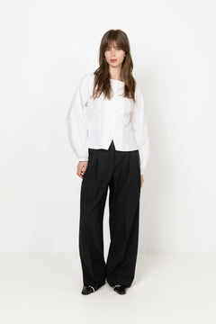 Leloiw Fitted Shirt - Pure White