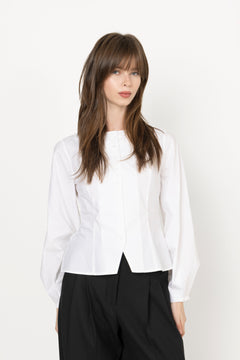 Leloiw Fitted Shirt - Pure White