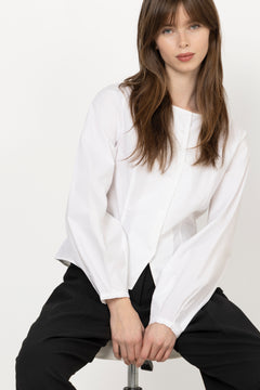 Leloiw Fitted Shirt - Pure White