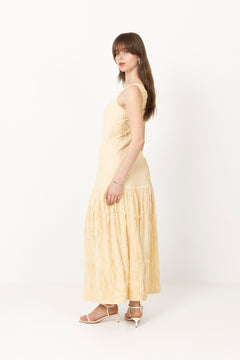 Selmaiw Fest Long Dress - Chamomile