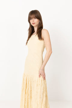 Selmaiw Fest Long Dress - Chamomile