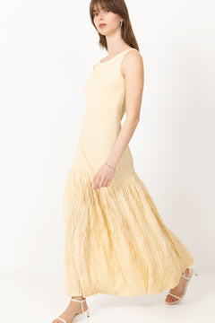 Selmaiw Fest Long Dress - Chamomile