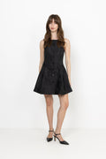Button-Up Mini Dress - Swans