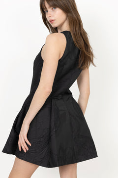 Button-Up Mini Dress - Swans