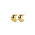 Selena Chunky Stud Earrings - Gold