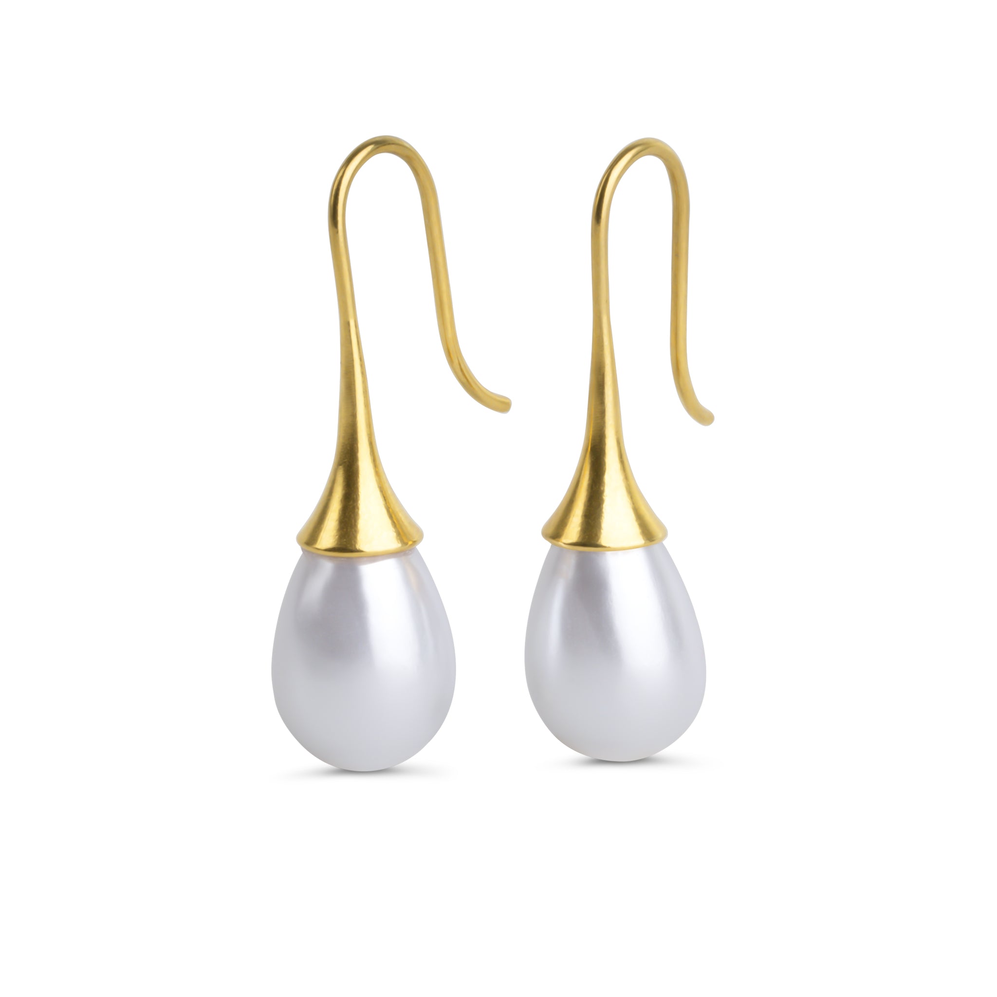Janni Pearl Earrings - Gold