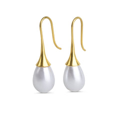 Janni Pearl Earrings - Gold