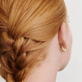 Elda Spike Hoop Earrings - Gold
