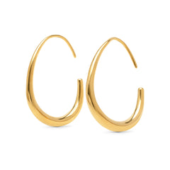 Vilhelmina Adjustable Hoop Earrings - Gold