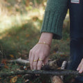Tomine Crystal Hug Ring - Gold