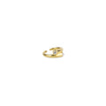 Tomine Crystal Hug Ring - Gold