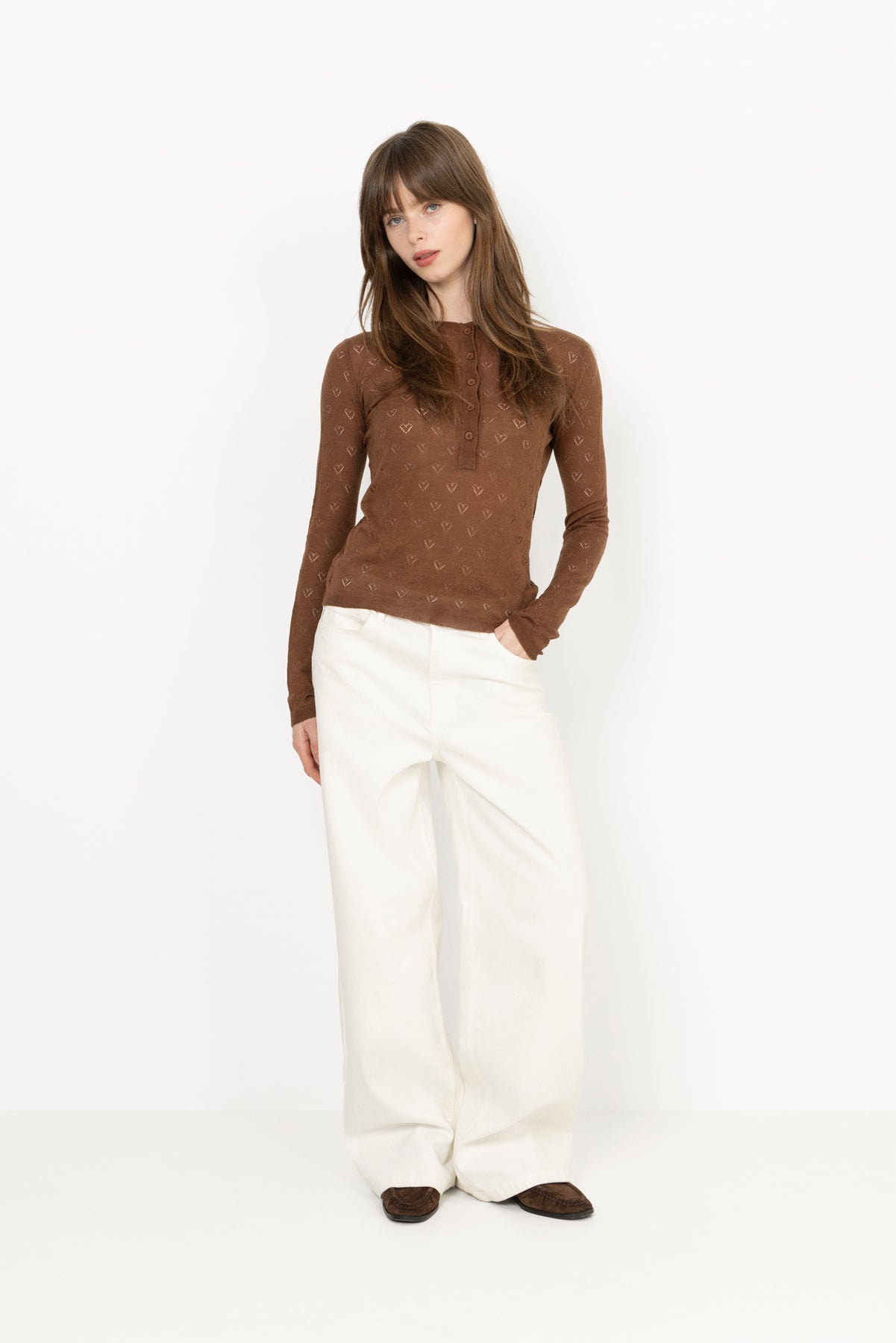 Cove Pointelle - Brown
