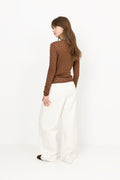 Cove Pointelle - Brown