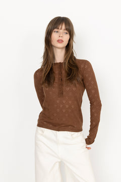 Cove Pointelle - Brown