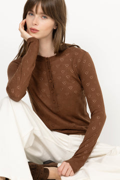 Cove Pointelle - Brown