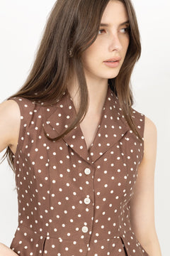 Melrose Dots - Dots Brown