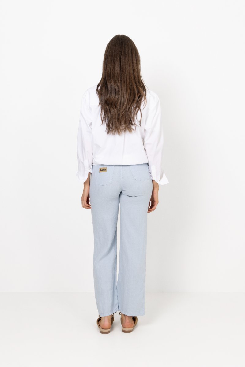 Culotte - Linen Summer - Pearl Blue