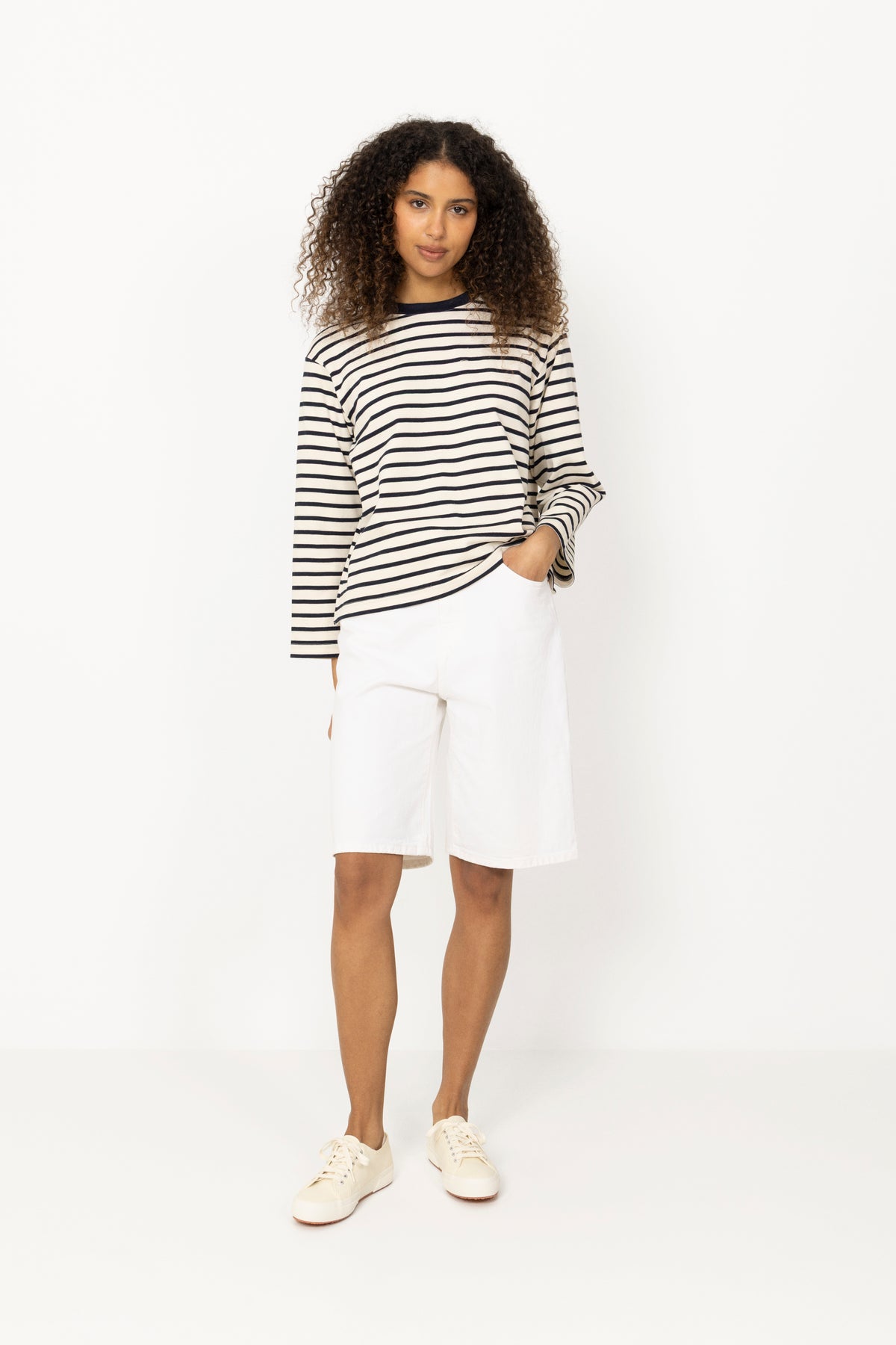 Camille Short - Omaha Light White - White