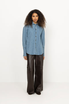Lily - Wilson Overshirt - Piedra Wash