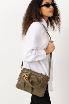 The Small Bauletto - Olive