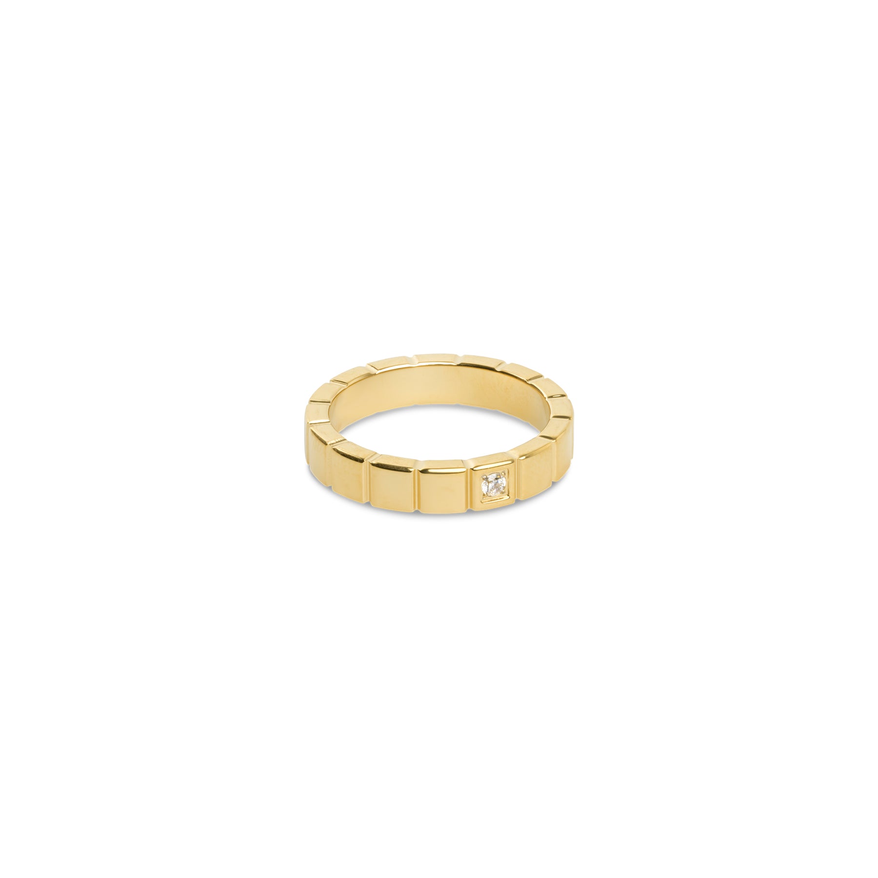 Emelyn Crystal Ring - Gold
