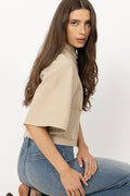Rosemma Trench Mini Jacket - Beige