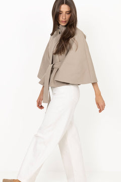 Zanna Trench Cape - Sand