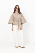 Zanna Trench Cape - Sand