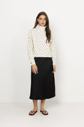 Callisa Dot Jacket - White
