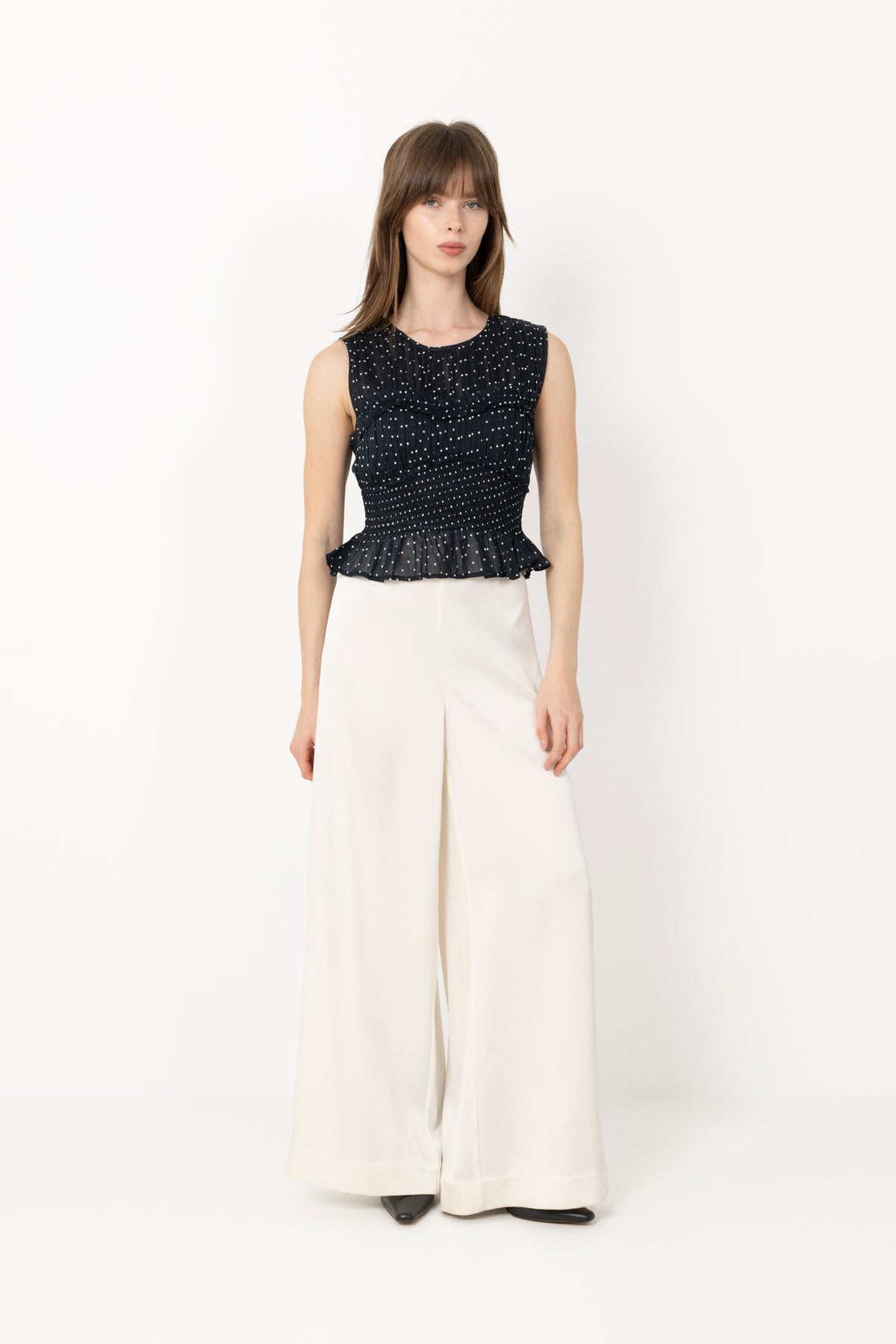 Tiril Dot Top - Black