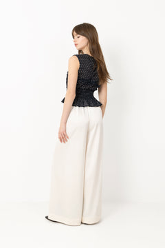 Tiril Dot Top - Black