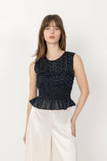 Tiril Dot Top - Black