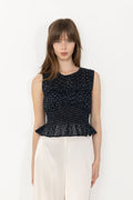 Tiril Dot Top - Black