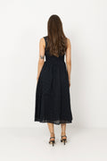 Myrna Dot Dress - Black