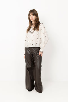 Degas Dot Blouse - Off White