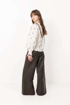 Degas Dot Blouse - Off White