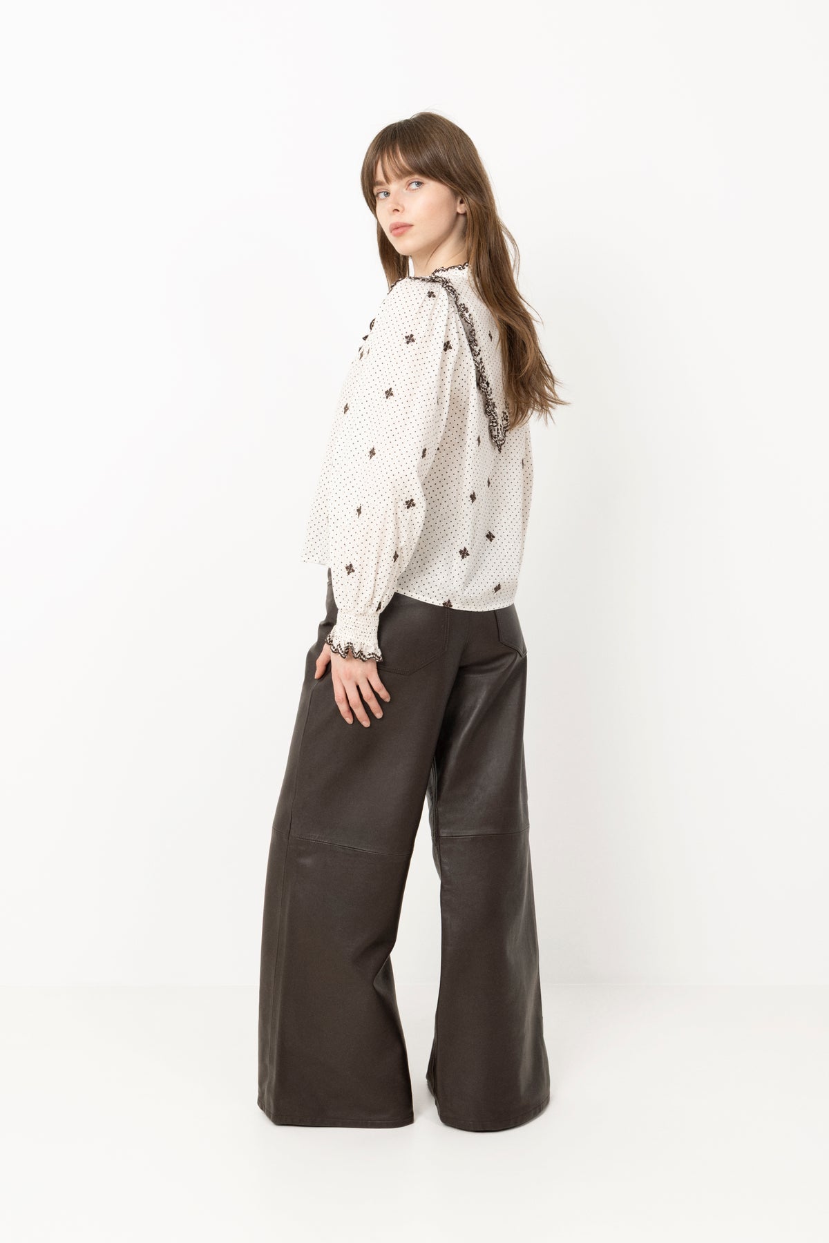 Degas Dot Blouse - Off White