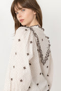 Degas Dot Blouse - Off White