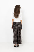Viso Dot Skirt - Dark Brown