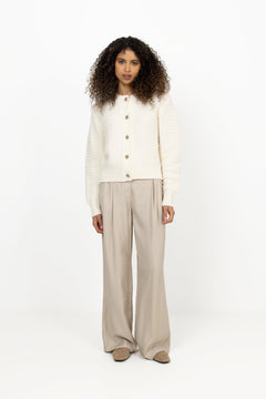 Kamilli Knit Cardigan - Creme