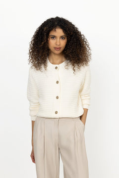 Kamilli Knit Cardigan - Creme