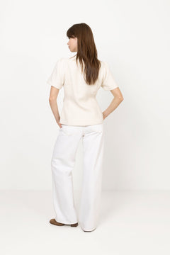 Faina Boucle Blouse - Off White