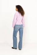 Rosa Shadow Stripe Shirt - Light Pink