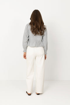 Petrine Stripe Blouse - Blue