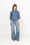 Wandana Denim Blouse - Blue